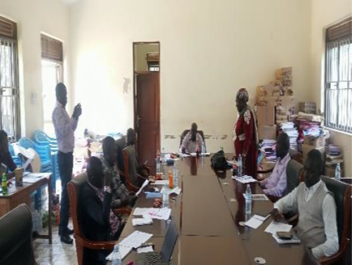 Malaria control field session in Dadamu